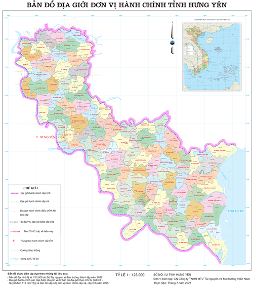 Bản đồ hành chính Xã Nam Thụy Anh