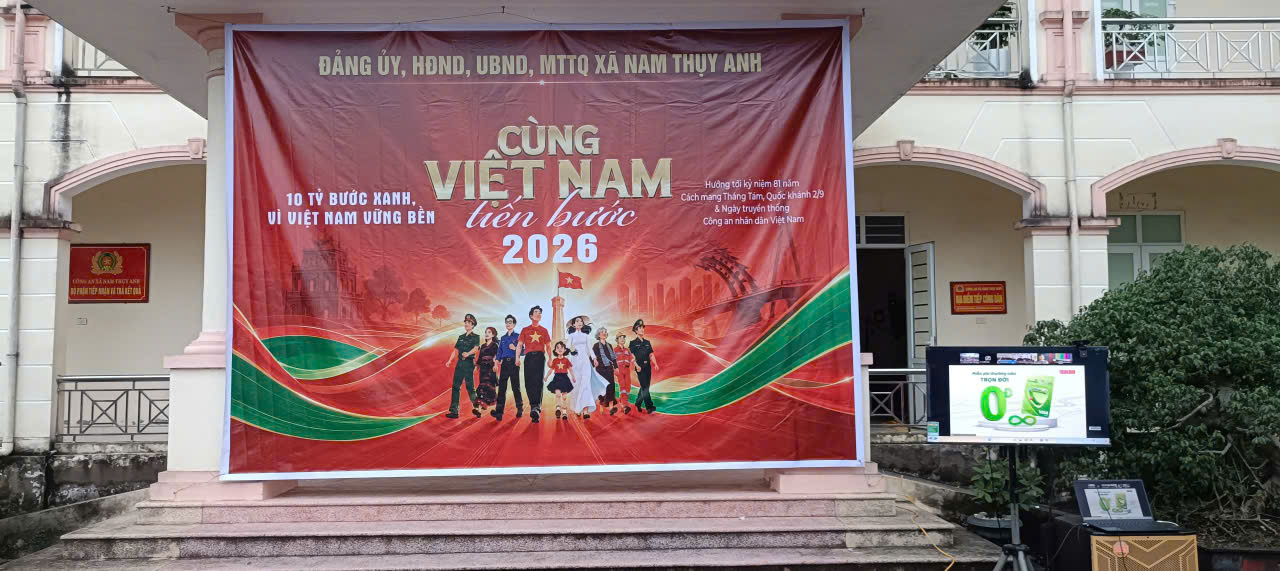 Cán bộ và Nhân dân xã Nam Thụy Anh sôi nổi hưởng ứng Chương trình đi bộ “Cùng Việt Nam tiến bước” năm 2026