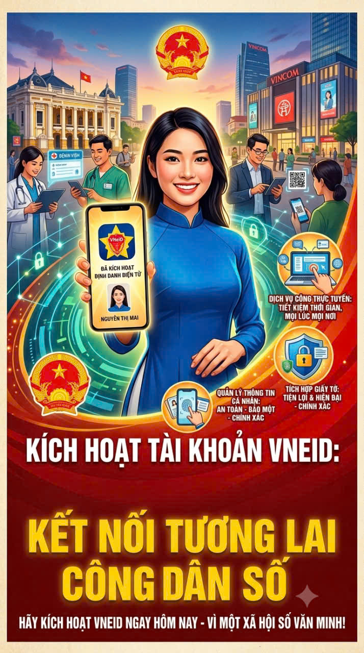 Đẩy mạnh kích hoạt VNeID mức 2 – Chung tay xây dựng công dân số