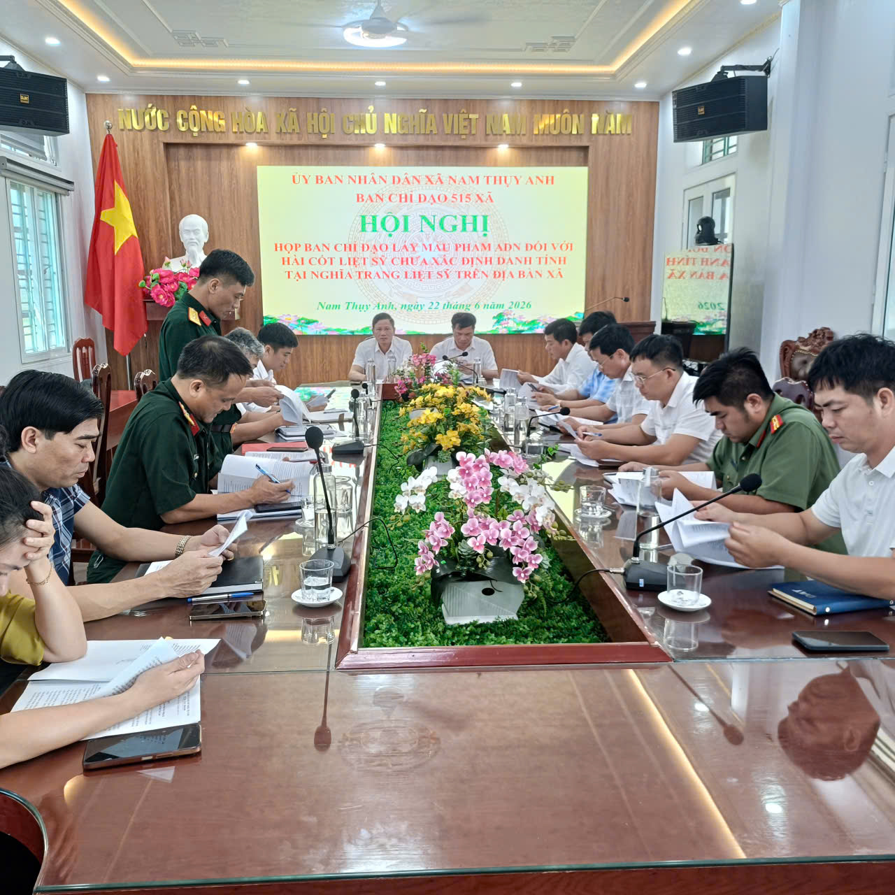 Xã Nam Thụy Anh tổ chức cuộc họp Ban chỉ đạo 515 xã