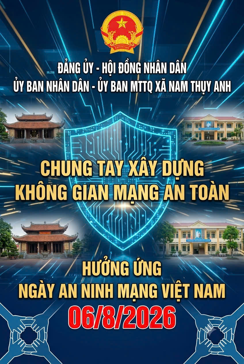 Xã Nam Thụy Anh tham dự hội nghị toàn quốc nghiên cứu, học tập, quán triệt và triển khai thực hiện Nghị quyết Hội nghị lần thứ hai Ban Chấp hành Trung ương Đảng khóa XIV