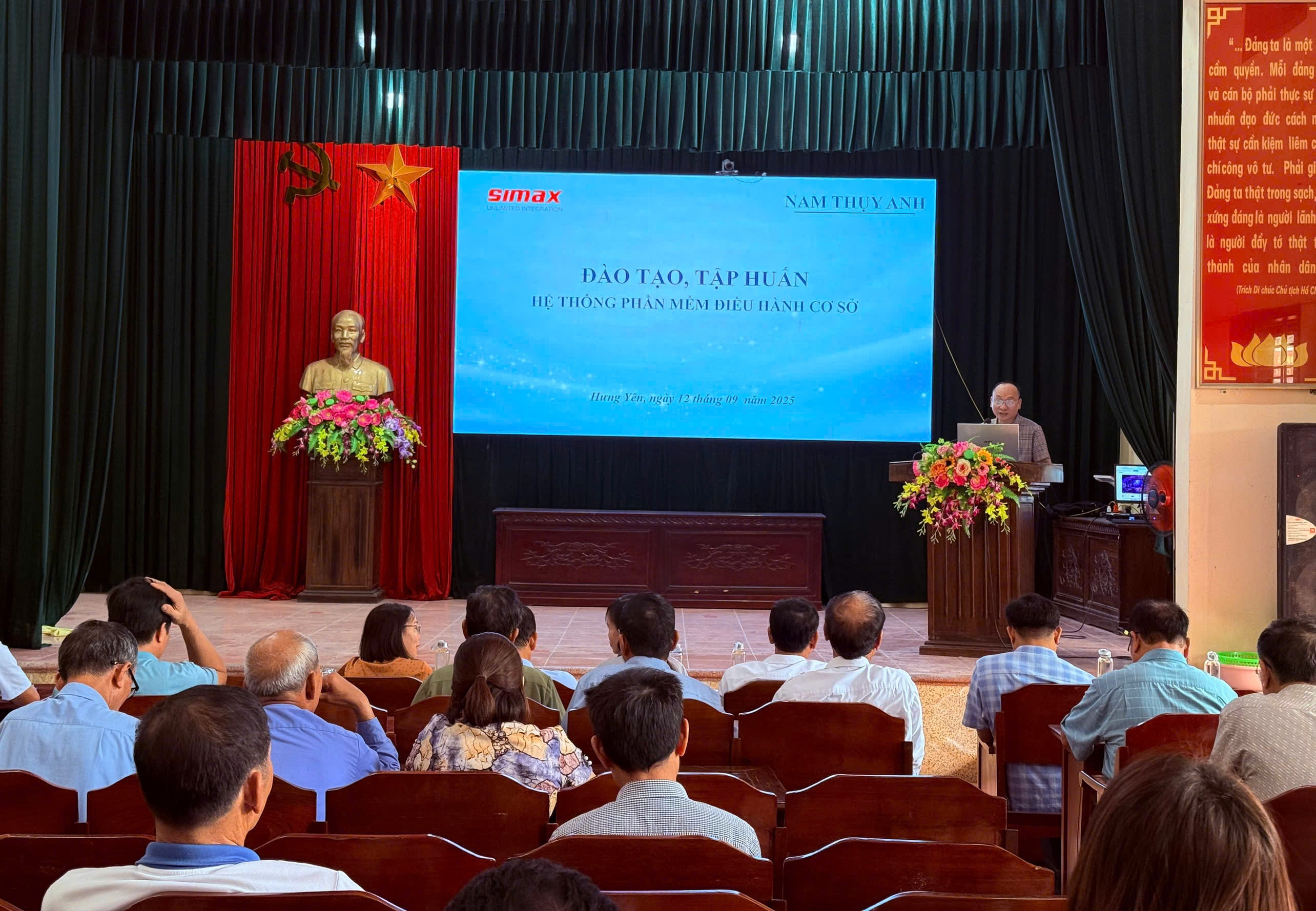 Xã Nam Thụy Anh triển khai ứng dụng công nghệ thông tin trong hoạt động điều hành cơ sở