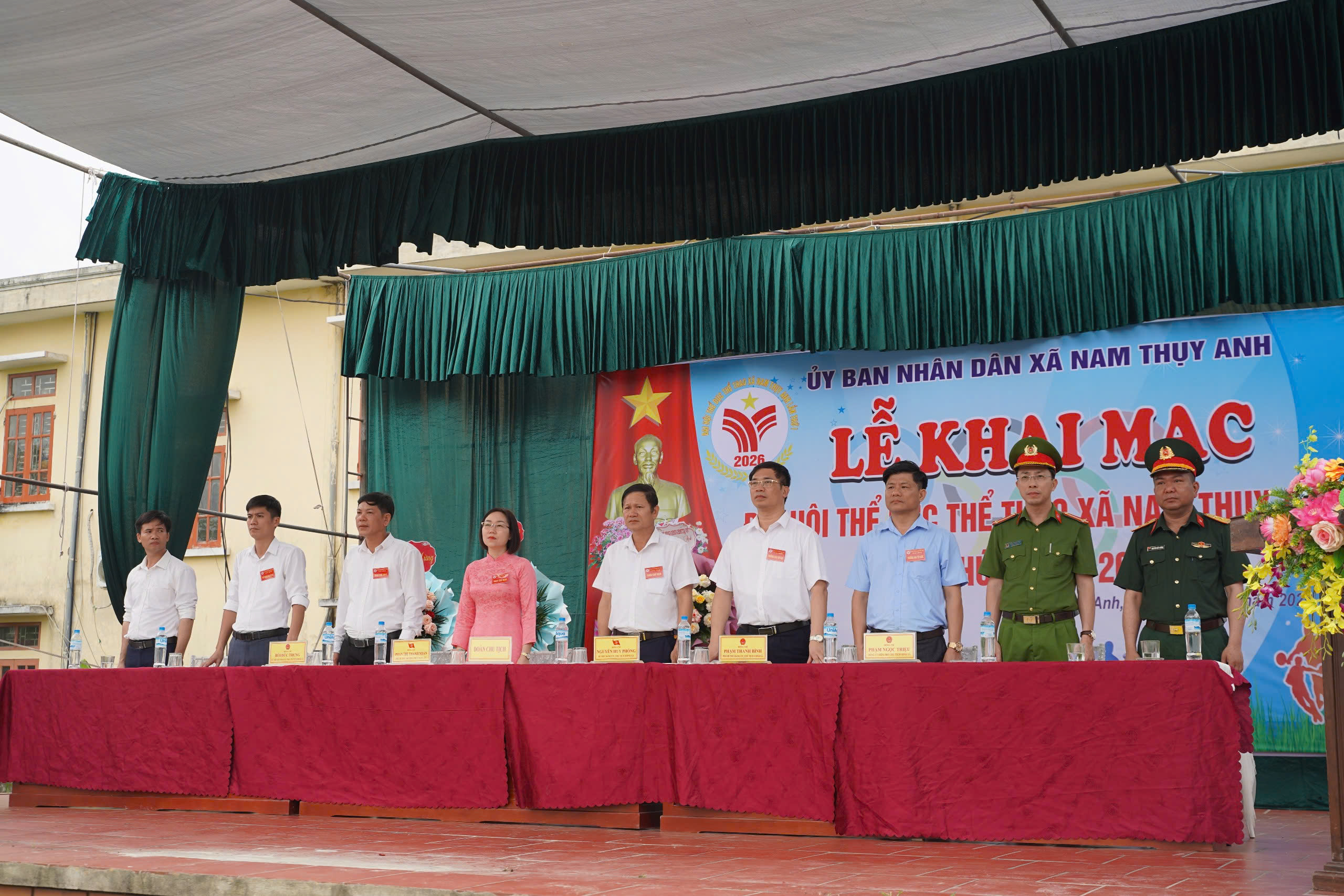 Xã Nam Thụy Anh long trọng khai mạc Đại hội Thể dục Thể thao lần thứ Nhất khơi dậy khát vọng vươn lên từ sức mạnh đoàn kết trên mảnh đất anh hùng