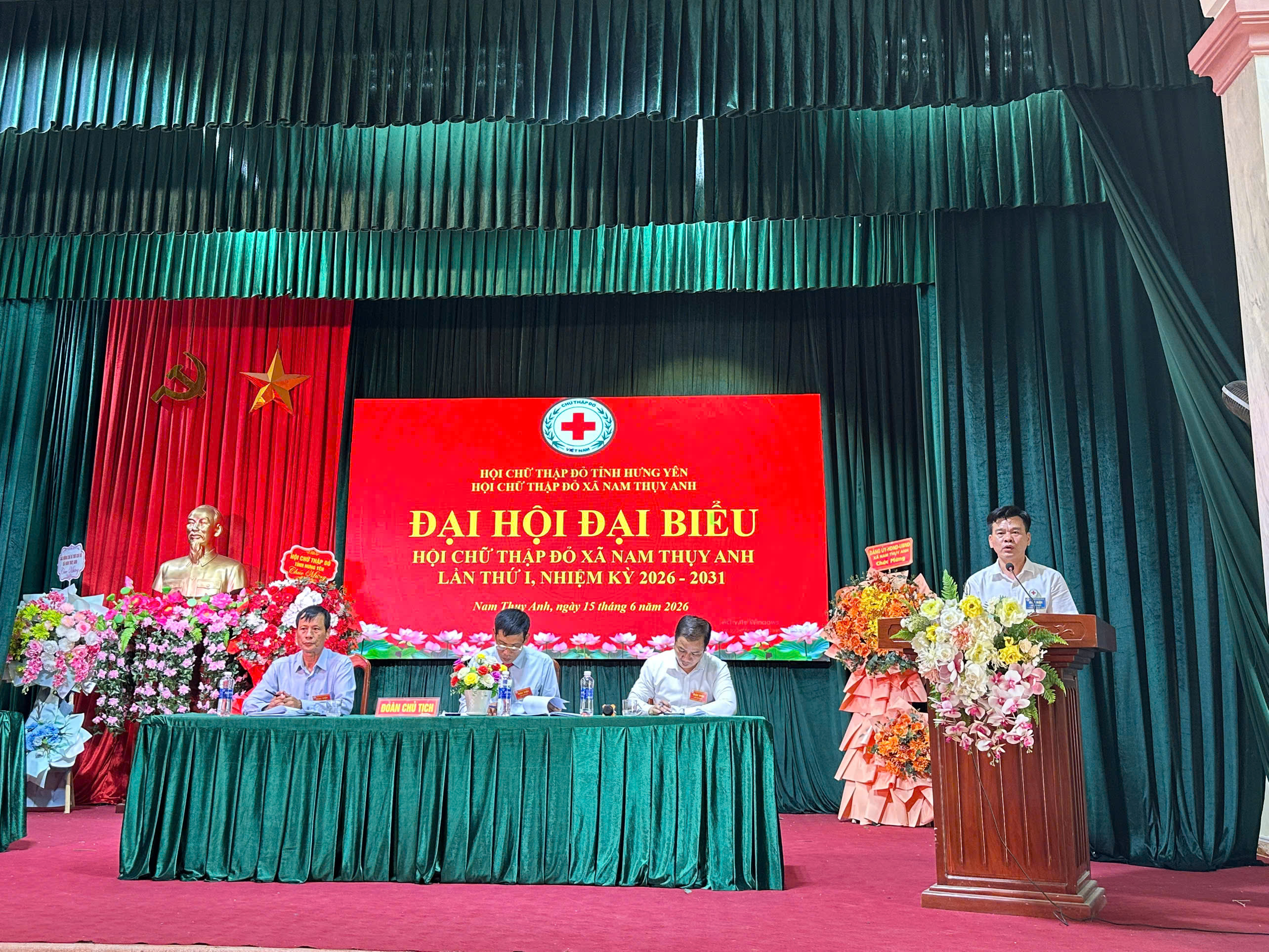 ĐẠI HỘI ĐẠI BIỂU HỘI CHỮ THẬP ĐỎ XÃ NAM THỤY ANH LẦN THỨ I, NHIỆM KỲ 2026 – 2031