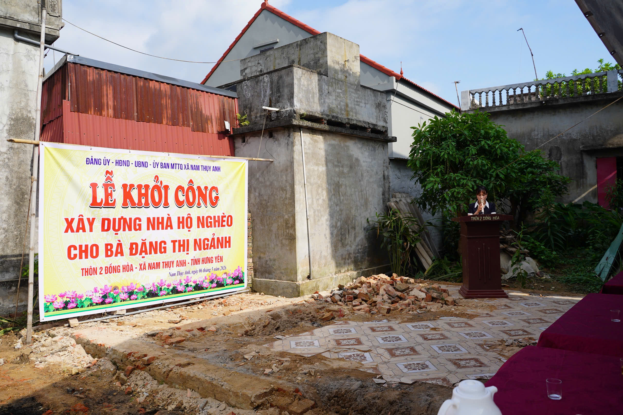 Xã Nam Thụy Anh xây dựng nhà tình nghĩa cho hộ nghèo trên địa bàn xã