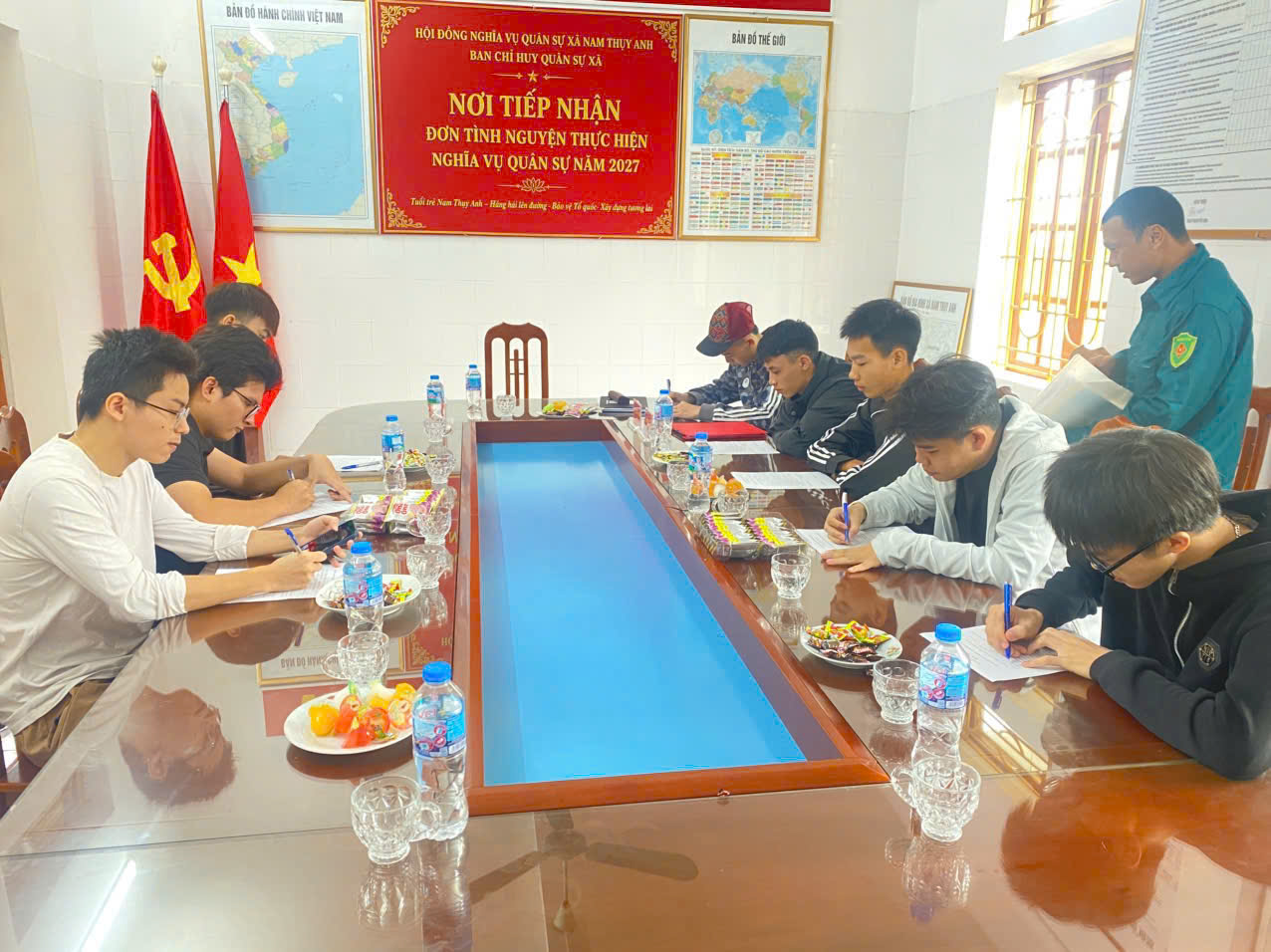 Thanh niên xã Nam Thụy Anh - Những lá đơn tình nguyện nhập ngũ đầu tiên