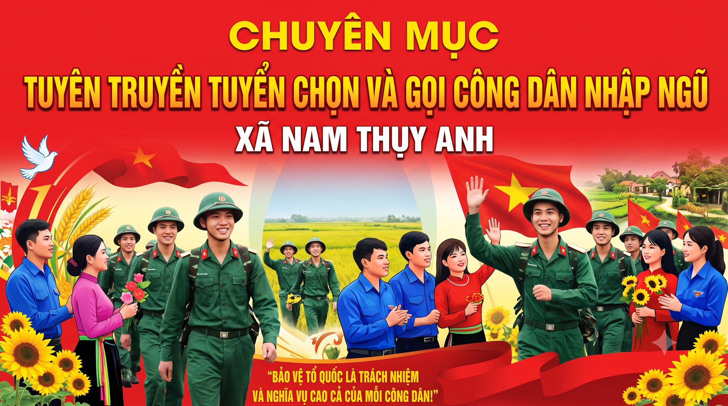 Tuyển chọn và gọi công dân nhập ngũ